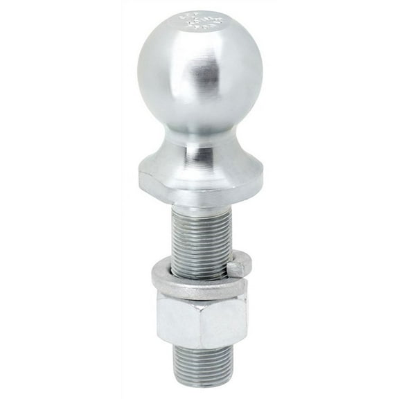 Draw-Tite 63849 2" Zinc Hitch Ball 1" Shank Dia, 3-3/8" Shank Length - 7500 Lbs