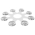 thumbnail image 6 of Drum Cymbals Bells Drum Tambourine Musical Instrument Drum Accessory Bells Cymbals Ching Rings Metal Texture for Drum, 6 of 8