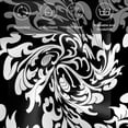 thumbnail image 5 of Baroque Black Cloth Napkins, Vintage Damask Classic Floral Washable and Reusable Dinner Napkins Set of 8, Table Napkin for Kitchen Party Birthday Wedding Hotel Housewarming 20"x20", 5 of 8