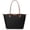 Black, variant on Tote Bag for Women, Nylon Top-Handle Purse with Zipper, Lightweight Foldable  Hobo Handbag