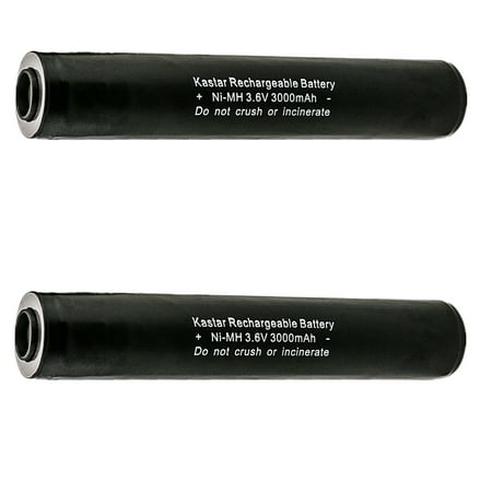 Kastar 2-Pack Ni-MH 3.6V 3000mAh Battery Replacement for Streamlight 75175, 75300, 75301, 75302, 75303, 75304, 75305, 75306, 75307, 75308, 75309, 75310, 75311, 75500, 75501, 75502, 75503, 75504, 75505