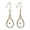 Rose gold-Drop, variant on Rose Gold Plated Teardrop Pendant Mustard Seed Earrings for Women, Stainless Steel Drop Dangle Earrings Y582 (Drop)