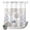 AbstractZF0770, variant on No Hook Shower Curtain with Built-in Rings - Red White and Blue Wood Txtured Washable Waterproof Fabric Bathroom Curtains for Hotel,Rentals, Stall 48 X 72 Inch , Farmhouse Barn Wood