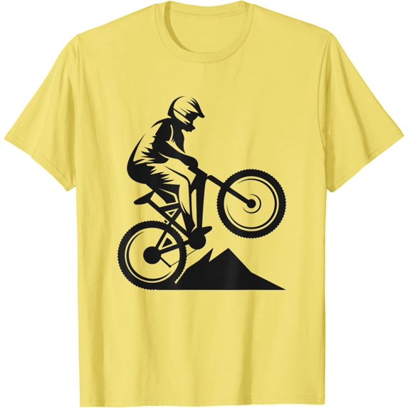 Cool Graphic Mountain Biker Mountain Bike Bicycle Men Women T-Shirt