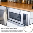 thumbnail image 2 of MasteelfCA 3PCS Microwave Turntable Ring Round Microwave Oven Tray Support Holder Rack, 2 of 7