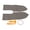 Grey, variant on Rupoun Microfiber Leather Front Automotive Door Panel Armrest Cover Protector Anti-Scratch Replacement for Honda Civic 2005-2011 - Grey 2 Pcs, 9.05 inches / 23 cm