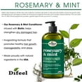 thumbnail image 5 of Difeel Rosemary and Mint Hair Strengthening Shampoo and Conditioner with Biotin 33.8 oz. 2-PC Hair Care Gift Set, 5 of 9