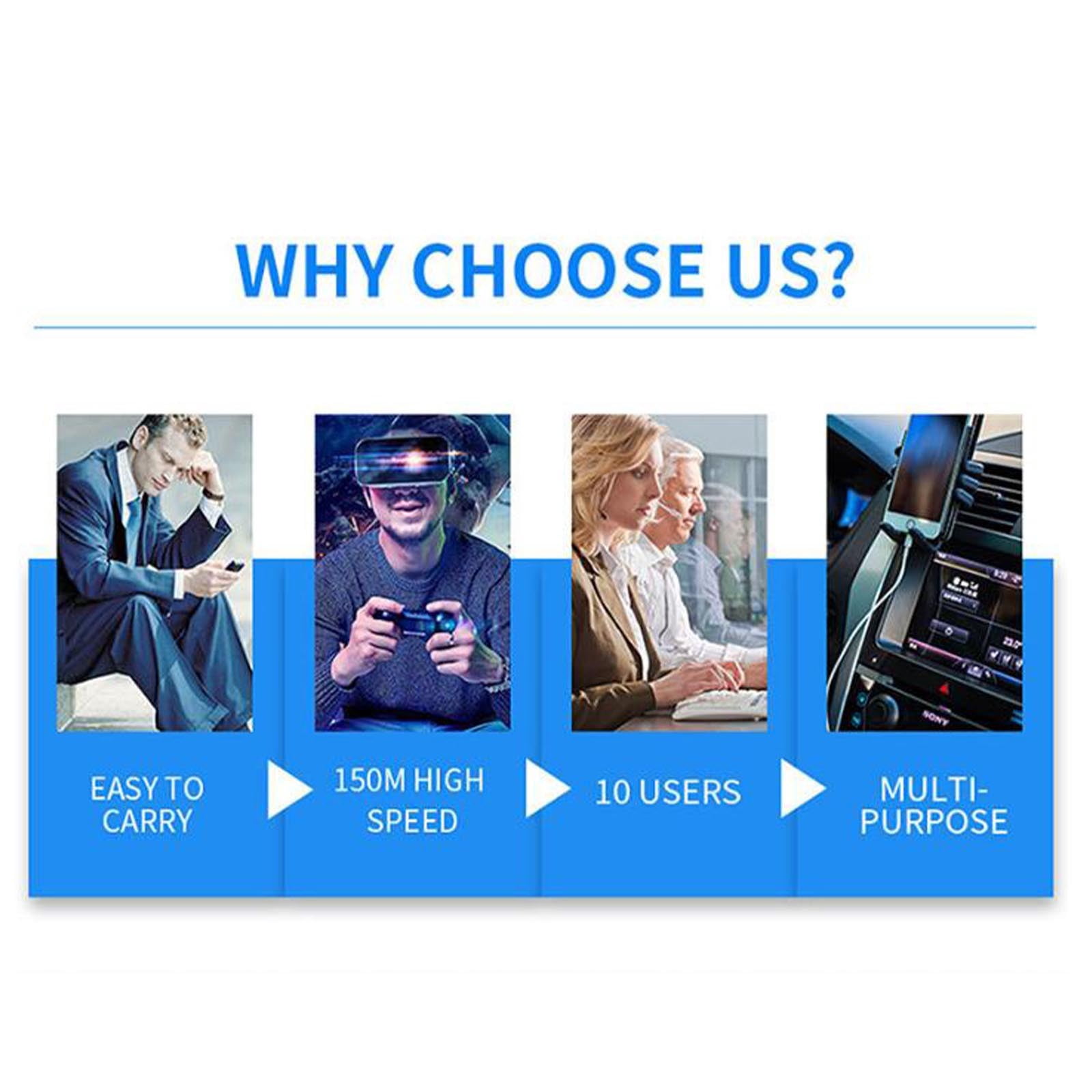 Coollooc Mobile Hotspot, 4G LTE USB Modem 300Mbps Unlocked 5G High Speed Hotspot with SIM Card Slot Portable Router for Travel, Business Trip, Work
