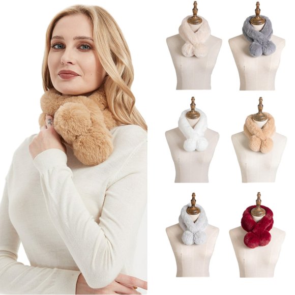Women Fashion Scarf Winter Scarf Warm Cozy Scarf Solid Colour
