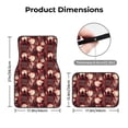 thumbnail image 5 of Yiaed African Women A Print Carpet Floor Mats for Cars, Auto Accessories Front & Rear Car Floor Mats Car Floor Foot Mat Sets of 4 Pieces, 5 of 7