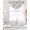 White, variant on Boho Flower Sheer Waterfall Valance Curtains for Window, Spring Watercolor Paisley Floral Leaf Plant Rod Pocket Sheer Topper Swag Curtains for Living Room, Kitchen 38.5"W x 47.2"L, 2 Panels
