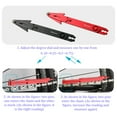 thumbnail image 4 of Ruiboury Bicycles Chain Checker Multipurpose Remove Tool Stretch Measurement Chains Indicator Bike Accessories Repairing Shop Black, 4 of 6