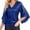Blue, variant on Womens Off Shoulder Casual Crop Tops Slim Fit Cute Y2K Going Out Tops Shirt Going Out Tops Trendy Cropped Tees Women's One Shoulder Top Pleated Glitter Top Slim Fit Glitter Party Shirt Black Xxl