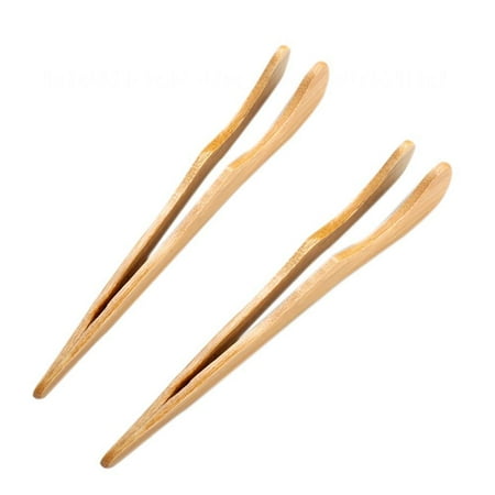 

Pengpaig Bamboo baking tongs - wooden baking tongs for cooking and clamping wooden tongs cooking natural bamboo food clips environmental friendly bending clips two pieces for sale A 2PCS