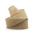 thumbnail image 1 of Cinta con alambre de tela de arpillera CT CRAFT LLC, 6,35 cm x 18,3 m, natural, 1 of 5
