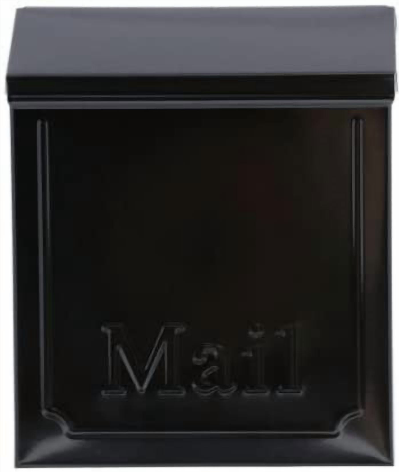 Gibraltar Mailboxes Wall-Mounted Locking Mailbox Black - Durable Powder Coat Steel Finish — Home & Garage Storage, Stackable Design