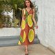 thumbnail image 5 of Vestido Largo Sin Mangas Para Mujer, Delicious Lemon Traje Informal Para Cumpleaños, Verano, 5 of 5