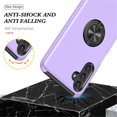 thumbnail image 5 of For Samsung Galaxy S26 5G Case With Invisible Magnetic 360 ° Rotating O-Ring Stand Shockproof Phone Case,Purple,For Galaxy S26 (5G), 5 of 7