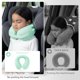 thumbnail image 2 of Almohada cervical de viaje Urnexttour para coche, espuma viscoelástica, verde, 2 of 6