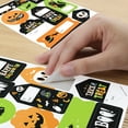 thumbnail image 5 of Big Dot of Happiness Jack-O'-Lantern Halloween - Assorted Kids Halloween Party Gift Tag Labels - To and From Stickers - 12 Sheets - 120 Stickers, 5 of 8