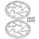 thumbnail image 5 of Juego de pastillas y discos de freno de aleación de aluminio de 5 orificios para patinetes eléctricos, compatible con 365PRO, 5 of 8