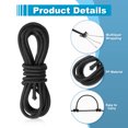 thumbnail image 3 of Uxcell Archery D Loop Rope String Nocking Loop Rope Serving Thread Release Material Black/Yellow, 3 of 7