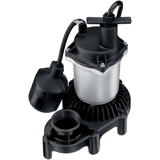 FLOTEC FPZS25T 1/4 HP 11/2" Sump Pump,Zinc/Thermoplastic,1/4HP