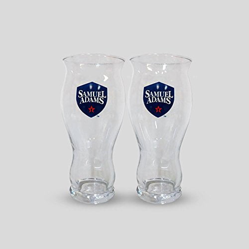 Set of 4 Samuel Adams Boston Lager Logo Pint Beer Glasses 16 ounces 