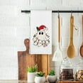 thumbnail image 2 of Cute Christmas Ghost Kitchen Towels, Nightmare Before Christmas Decor Hand Towels for Holiday Xmas, Funny Scary Xmas Decorative Tea Dish Towels for Bathroom Decor 16x24 Inch, 2 of 7