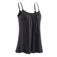 thumbnail image 7 of Delliss Women's Summer Halter Square Neck Spaghetti Strap Tank Tops Loose Fit Flowy Camisole, 7 of 7