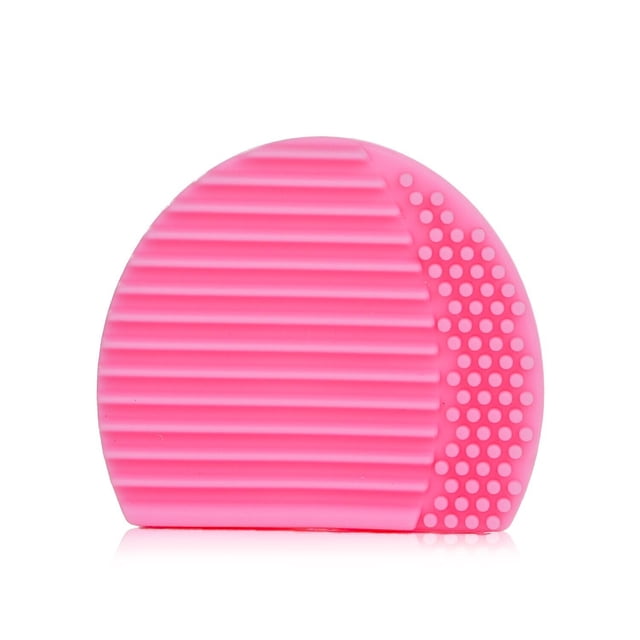Limpiador de brochas de maquillaje Beauty World Pink Silicone, 1 unidad