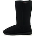 thumbnail image 4 of Alpine Swiss Womens Boot Mid Calf 11.5” Faux Fur Shearling Moccasin Comfort Shoe, 4 of 7