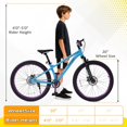 thumbnail image 2 of 20" Kids Bike for Boys and Girls Ages 6+, Akaber 120-Sound Kids Mountain Bike, Bicycle for Kids with Front Suspension, Carbon Steel Frame, Dual Disc Brakes, 2 of 8