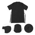 thumbnail image 5 of COOPHYA Haircut Robe Smocks Hair Client Anti-static Kimono Style for Men Women Black 1Pcs, 5 of 5