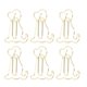 thumbnail image 2 of Fyearfly Paquete de 100 Clips de Papel Dorados pequeños, Clips de Papel Bonitos, Clips de Papel de Animales de Metal, Clips de Papel antioxidantes con Caja de Almacenamiento para(Dog), 2 of 14