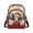 Christmas Cow Decoration, variant on Uourmeti Smiling Santa Claus Art Crossbody Bag for Women, Lightweight Small Crossbody Wallet with Adjustable Strap for Travel Traveling