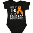thumbnail image 3 of Inktastic Lost my Leg Not my Courage Limb Loss Awareness Orange Ribbon Boys or Girls Baby Bodysuit, 3 of 5