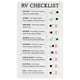 thumbnail image 1 of Matsuzay RV Checklist Note Boar Plastic RV Checklist Memo Portable RV Checklist Notepad Reutilizable Checklist Note Pad Notebook para el hogar Cocina cartulina Numero 3, 1 of 6