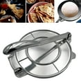 thumbnail image 4 of Tortilla Press 8 Inches Heavy Duty Flour Tortilla Press Aluminum Alloy Pre-Seasoned Roti Maker with Handle for Corn / Dough / Pizza / Pie / Flour Tortilla, 4 of 8