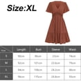 thumbnail image 2 of Vestido de primavera y verano para mujer, vestidos casuales de manga corta con volantes, vestido con cuello en V Zhivalor BST3008914-4, 2 of 6
