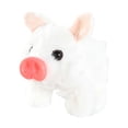 thumbnail image 1 of Cerdo de peluche electrónico interactivo para niños, juguete para cumpleaños Blanco, 1 of 9