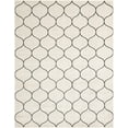 thumbnail image 3 of Unique Loom Trellis Frieze Collection Area Rug - Rounded (7' 10" x 10' Rectangle Ivory/Gray), 3 of 7
