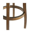 thumbnail image 4 of Alaterre Furniture Ellie Backless Bar Height Wood Stool, Brown and Beige, 4 of 6
