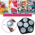 thumbnail image 2 of Vikakiooze Ice Mold Tray Silicone Basketball-Shaped Cake Ice Cream Maker Kitchen Tool, 2 of 9