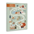 thumbnail image 3 of Stupell Industries Cottage Jolly Map Of North Pole Canvas Art, 36 x 48, by Irene Chan, 3 of 8