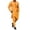 Orange, variant on Men's African Style Black Casual Suit, Two-Piece Set with Button-Down Jacket and Drawstring Trousers, Long Sleeve Gold Print Dashiki Outfit