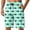 Mint Green, variant on COSFO Men Swim Trunks Hawaiian Casual Beach Quick Dry Board Shorts Drawstring Summer Stretch Relaxed Fit Elastic Waist Swimwear