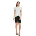thumbnail image 4 of Time and Tru Women's Pull On Bermuda Shorts, 10” Inseam, Sizes XS-XXXL, 4 of 5