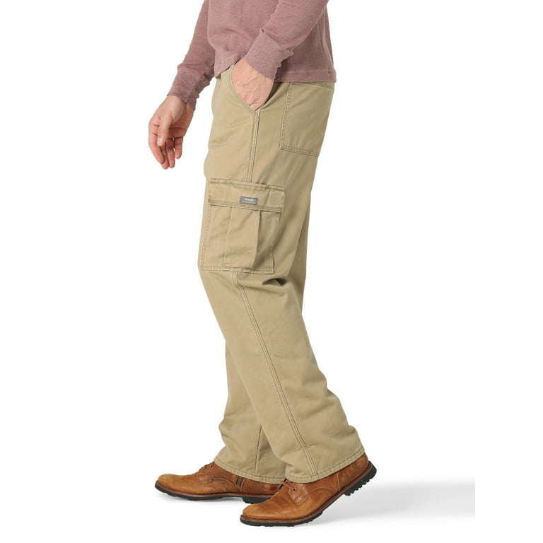 Wrangler Men's Relaxed Fit Fleece Lined Cargo Pant 