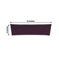 thumbnail image 3 of Efavormart 5pcs Eggplant Spandex Chair Sash, Elastic Band Sashes Fitted chair tie for wedding Event Banquet Decor, 3 of 9